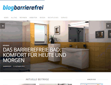 Tablet Screenshot of blog-barrierefrei.de